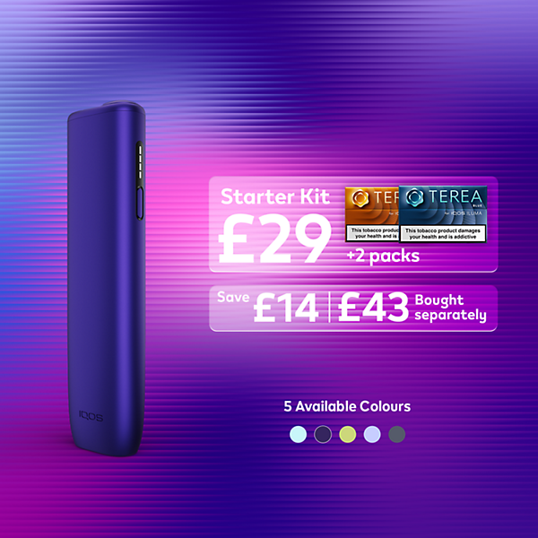 IQOS ILUMA Starter Kits | Shop Tobacco Starter Kits from £15